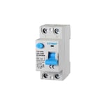 Disjoncteur à courant résiduel pur 2P 40A 6kA 30mA 220V Lifesaver 2 modules din JX324061 - Ettroit