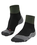 FALKE Men's TK2 Explore Short M SSO Wool Thick Anti-Blister 1 Pair Hiking Socks, Black (Black 3007), 9.5-10.5