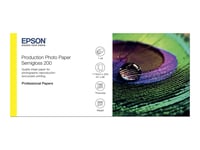 Epson Production - Polyetylen (Pe) - Halvblank - Mikroporös - 200 Mikrometer - Rulle (111,8 Cm X 30 M) - 200 G/M² - 1 Rulle (Rullar) Fotopapper - För Stylus Pro 9890  Surecolor P10000, P20000, Sc-P10000, P20000, P8000, P9000, P9500, T7200