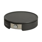 KITCHENCHEF - Crépière 1500W 2 plaques noir inox