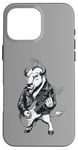 Coque pour iPhone 16 Pro Max Heavy Metal Bison Hard Rock Buffalo Electric Guitar