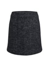 Alexandra Skirt - Black Herringbone