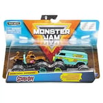 Monster Truck Monster Jam, Official Scooby Doo vs. Mysterty Machine set of 2