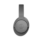 Audio Technica ATH-ANC700BT Closed Circumaural Active Noise Cancelling Bluetooth Travel Headphones - Black