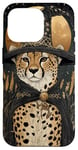 iPhone 16 Pro Cheetah Tarot Card Magician Wildlife Leopard Case