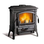 Poêle à bois fonte 7.3kw noir - Nordica ISETTAEVO4.0