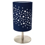 Beautiful Stars Decorated Children/Kids Midnight Blue Cotton Bedside Table La...