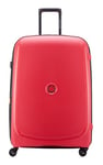 DELSEY PARIS - Belmont Plus - Valise Grande Taille Rigide recyclé et Recyclable - 76x52x32 cm - 102 litres - L - Rouge