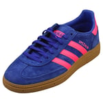 adidas Handball Spezial Womens Fashion Trainers in Blue Pink - 5 UK