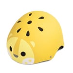 Beeloom - Casque de vélo pour Enfants, Lion Helmet, Protection de l'enfant, sécurité à 360°, Multisport, Design aviateur, Jaune, avec Sangle réglable, Enfants de 2 Ans