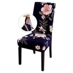 Housses de chaises de salle à manger 1/2/4 / 6Pcs imprimé élastique salle à manger siège chaise couvre Spandex housse de chaise housses extensibles pour la décoration de fête de Banquet de mariage