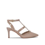 Carvela Womens Samba Court Heels - Taupe - Size UK 4