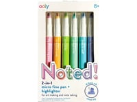 Thin-Colored Pencils With Highlighters 2-In-1 Noted!