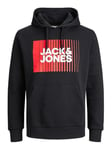 Jack & Jones Jjecorp Logo Sweat à Capuche Play Noos Sweatshirt, Noir, XL Homme