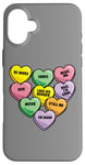 iPhone 16 Plus Funny Candy Heart Anti Valentine's Day Sarcastic Love Joke Case