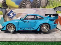 SOL1808501 - PORSCHE RWB Bodykit Shingen 2018 Bleue - Solido - 1/18