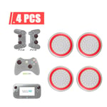 4/10pcs Silicone Analogique Pouce Bâton Poignées Housse Pour 360 Une Playstation 4 Pour/Ps3 Mince Manette Bouchon Cas