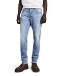 G-Star Homme Jean 3301 Slim, Bleu (lt indigo aged 51001-8968-8436), 31W / 30L