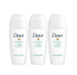 Dove Sensitive Roll-On Antiperspirant Deodorant Light Scented 50ml 3, 6 Pack