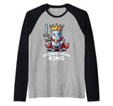 Energy Drink King Funny Can of Energy Drink Raglan Baseball Tee