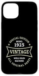 Coque pour iPhone 15 Plus Vintage 100e anniversaire Né en 1925 Vintage 100 ans Cadeau