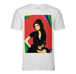 T-Shirt Homme Col Rond Amy Winehouse Star Pop Blues Rock Star