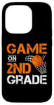 Coque pour iPhone 14 Pro Jeux amusants sur le basket-ball de deuxième année premier jour d'école