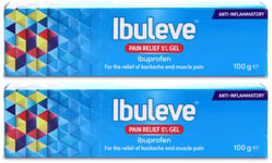 Ibuleve Pain Relief Gel 5% 100g | Anti-inflammatory | MAX ONE PER ORDER |  X 2