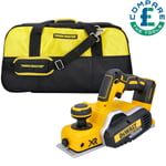 DeWalt DCP580 18V XR Brushless Cordless Planer + 22" 7 Pockets Tool Bag