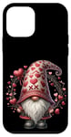 iPhone 12 mini Love Gnome Valentines Day Wreath For Her With Cute Hearts Case