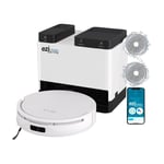 All In One Z12 Ultra - Robot aspirateur laveur connecté avec base de vidage - 270 min - 14,4 v - 1,8 l - Blanc - Eziclean