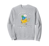 Adventure Time Finn and Jake Ride Bump Sweatshirt