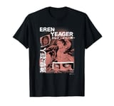 Attack on Titan Eren Yeager Japanese Manga Collage Portrait T-Shirt