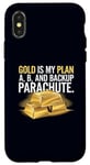 iPhone X/XS Gold is My Plan A, B, & Backup Parachute Investors in Gold Case