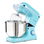 Aucma Stand Mixer, 7.5L Food Mixer for Baking with Bowl, 6 Speeds Electric Kitchen Mixer with Dough Hook, Whisk & Beater 1400W (7.5L,Blue)