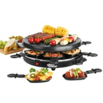 Raclette Grill Electric Non-Stick 6 Person Indoor Griddle Plate Giles & Posner