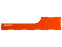 AoS 9 inch Range Ruler - Orange