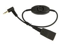 Jabra - Prise de casque micro - jack micro mâle pour Déconnexion rapide mâle