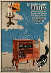 UTILITAS RADIO TéLéPHONE Rpmp - POSTER HQ 40x60cm d'une AFFICHE VINTAGE