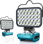 Cordless LED Work Light for Makita 18V Battery, Portable Flood Lights 66W Spotli