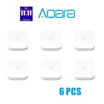 Aqara-Capteur de vibrations et chocs,version globale,surveillance du sommeil,alarme de valeur,fonctionne avec l'application Mi Home - Type 6 PCS