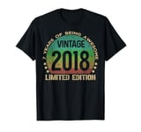 7 Year Old Gifts Vintage 2018 Limited Edition 7th Birthday T-Shirt