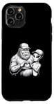 Coque pour iPhone 11 Pro Funny Cryptid Bigfoot Alien Love Valentine Monster Femme Homme