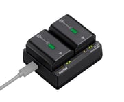 SONY BC-ZD1 Module de Chargement de Batterie BC-ZD1 | Module de Chargement Double pour Batteries Haute capacité NP-FZ100 Via Alimentation USB-C Power Delivery.