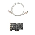 PCI Express x1 PCI-E FireWire 1394a IEEE1394 Controller Card 3 Port For3082