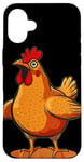 iPhone 16 Plus Chicken and Rooster Breast Costume Case