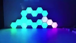 Upotettava LED-valaisin Hexagon