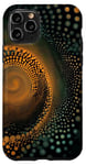 iPhone 11 Pro Enchanting Spiral Dot Art Designs Case