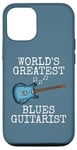 Coque pour iPhone 13 Le plus grand guitariste de blues du monde, guitare