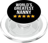 World's Greatest Nanny Housekeeper Figurine de baby-sitter amusante PopSockets PopGrip pour MagSafe